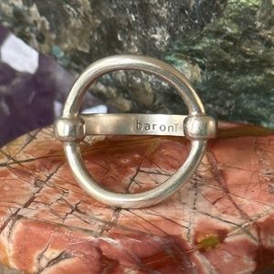 Artisan vintage sterling silver ring